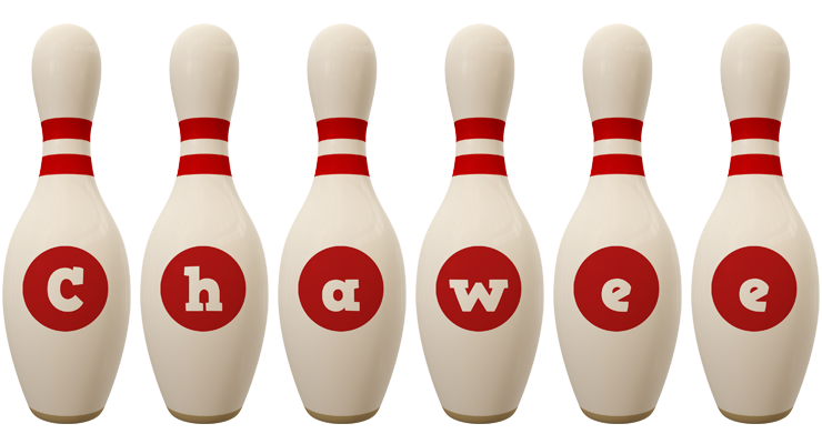 Chawee bowling-pin logo