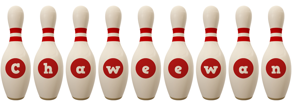 Chaweewan bowling-pin logo
