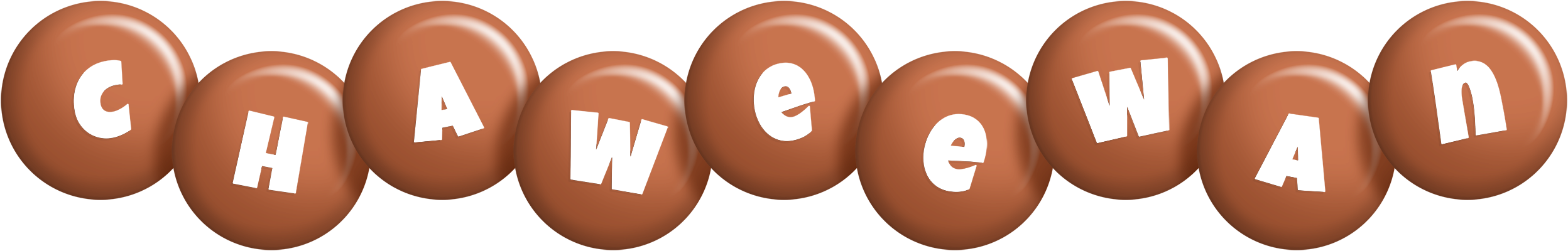 Chaweewan candy-brown logo