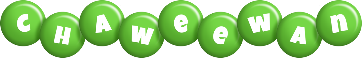 Chaweewan candy-green logo