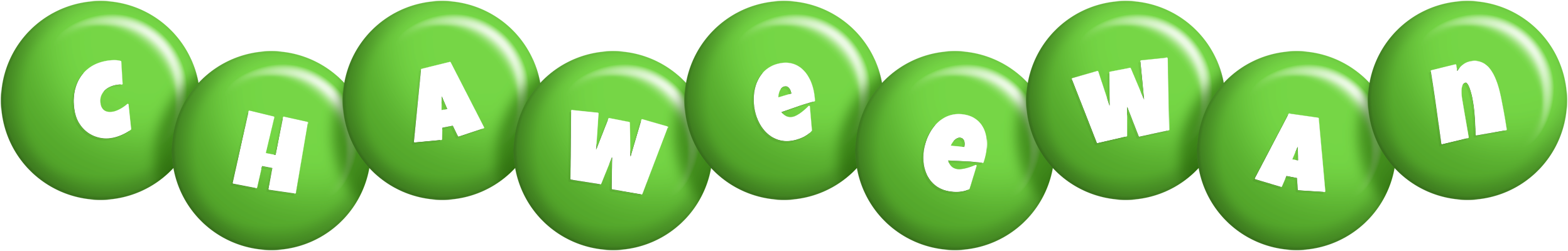 Chaweewan candy-green logo