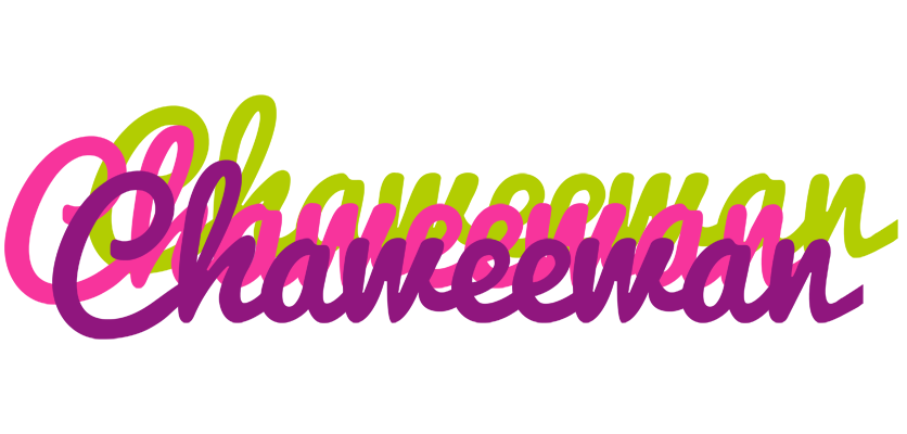 Chaweewan flowers logo