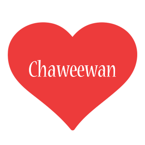 Chaweewan love logo
