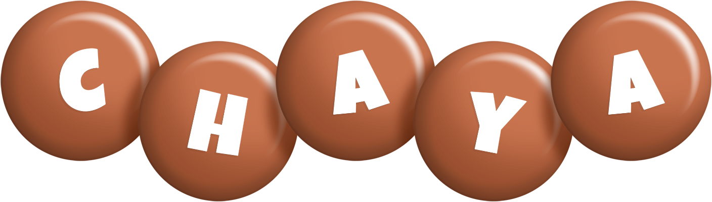 Chaya candy-brown logo