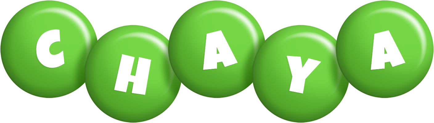 Chaya candy-green logo