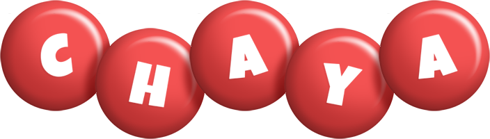 Chaya candy-red logo
