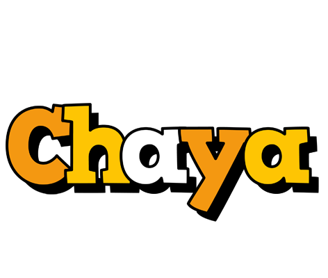 Chaya cartoon logo
