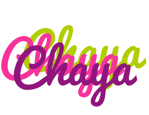 Chaya flowers logo