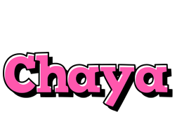 Chaya girlish logo