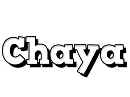 Chaya snowing logo