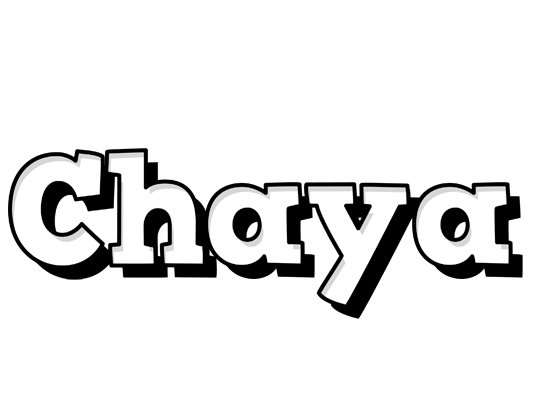 Chaya snowing logo