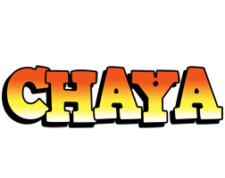 Chaya sunset logo