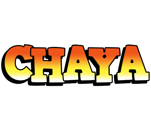 Chaya sunset logo