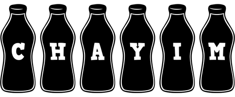 Chayim bottle logo