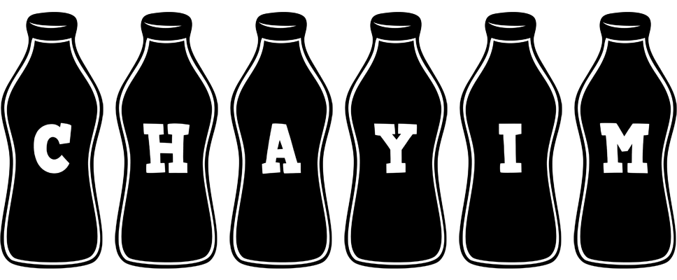 Chayim bottle logo