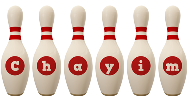 Chayim bowling-pin logo