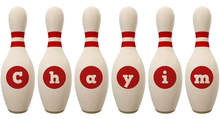 Chayim bowling-pin logo