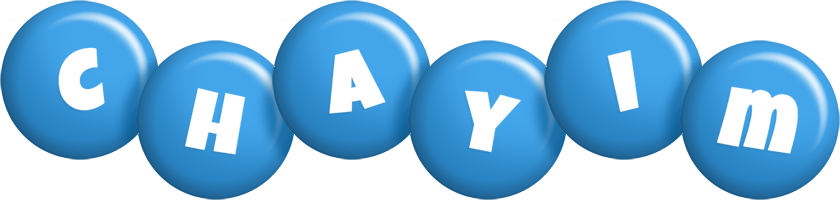 Chayim candy-blue logo