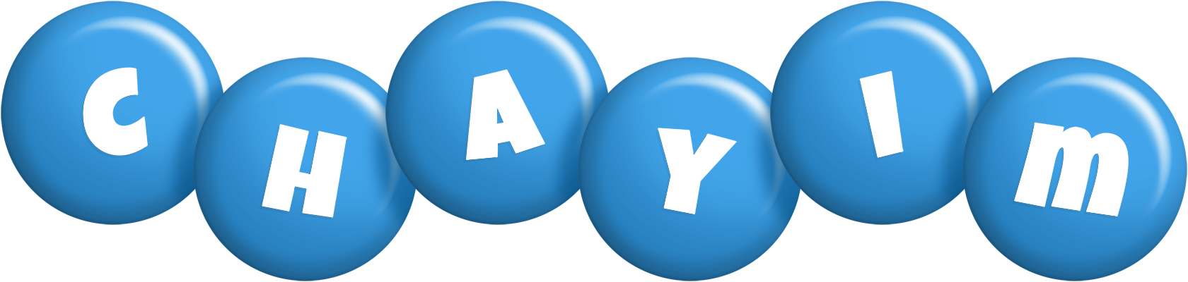 Chayim candy-blue logo