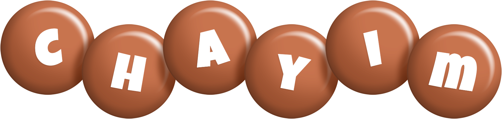 Chayim candy-brown logo
