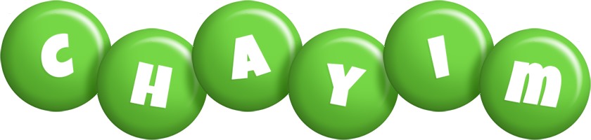 Chayim candy-green logo