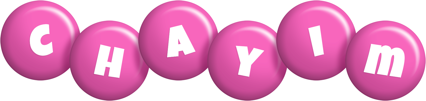 Chayim candy-pink logo