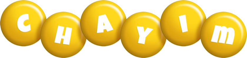 Chayim candy-yellow logo