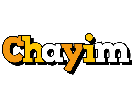 Chayim cartoon logo