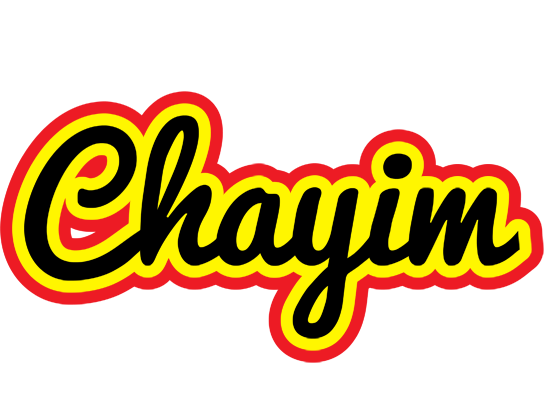 Chayim flaming logo