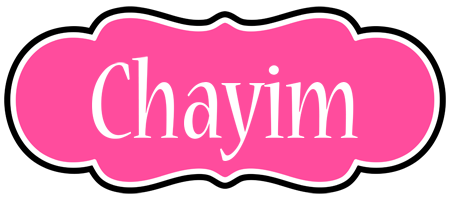 Chayim invitation logo