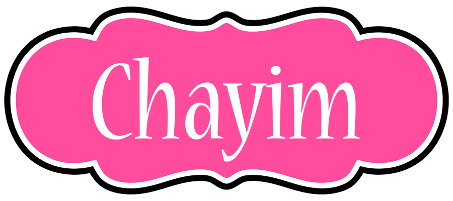 Chayim invitation logo