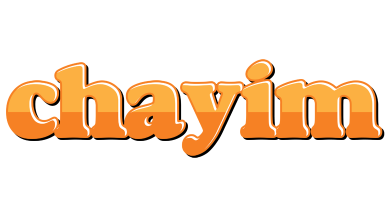 Chayim orange logo