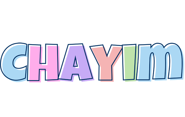 Chayim pastel logo