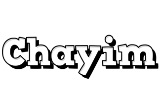 Chayim snowing logo