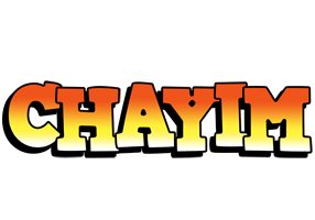 Chayim sunset logo