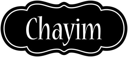 Chayim welcome logo