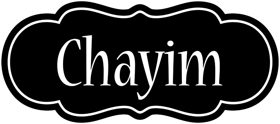 Chayim welcome logo