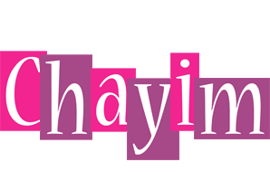 Chayim whine logo