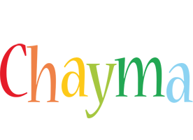 Chayma birthday logo