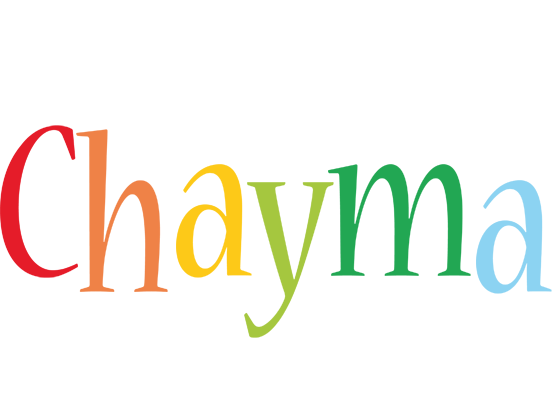 Chayma birthday logo