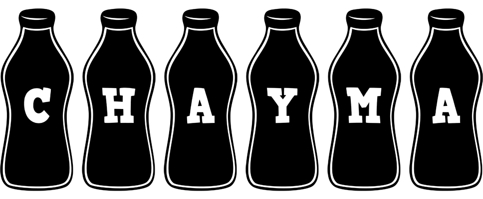 Chayma bottle logo