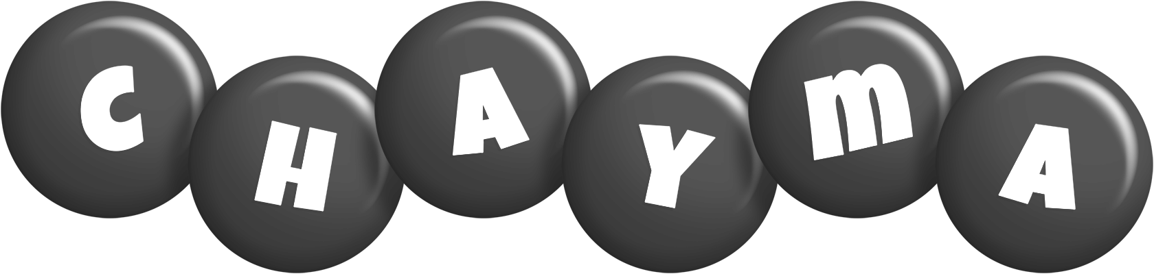 Chayma candy-black logo