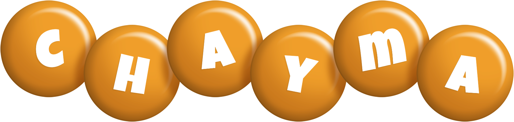 Chayma candy-orange logo