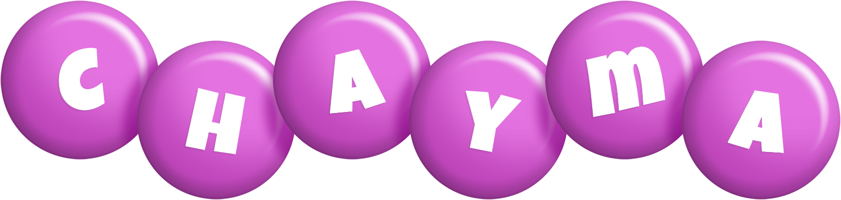 Chayma candy-purple logo