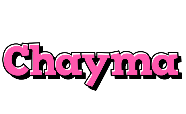 Chayma girlish logo