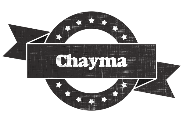 Chayma grunge logo