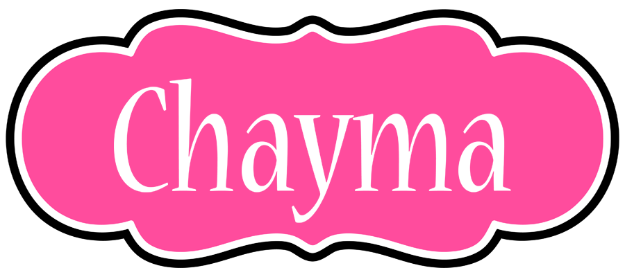 Chayma invitation logo