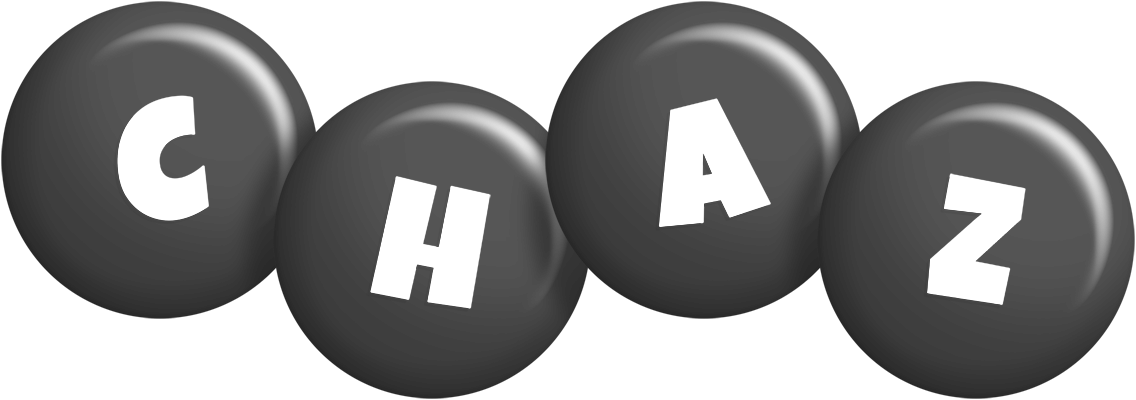 Chaz candy-black logo