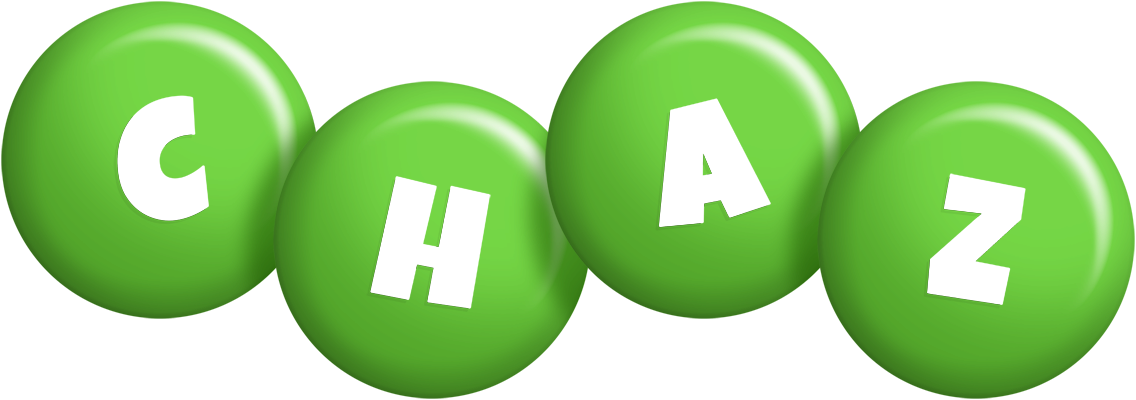 Chaz candy-green logo