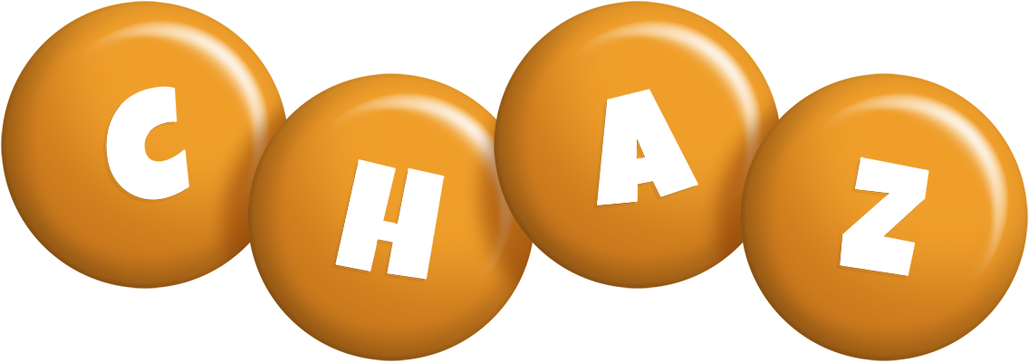Chaz candy-orange logo